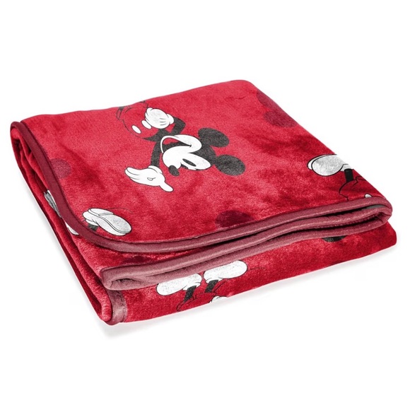 Jay Franco Red Mickey Mouse plush throw Blanket - Picture 1 of 4